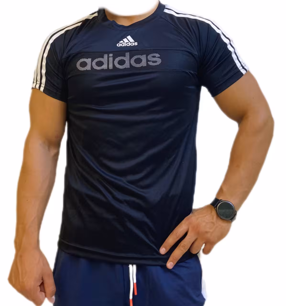 تیشرت ورزشی آدیداس سینه توری مشکی