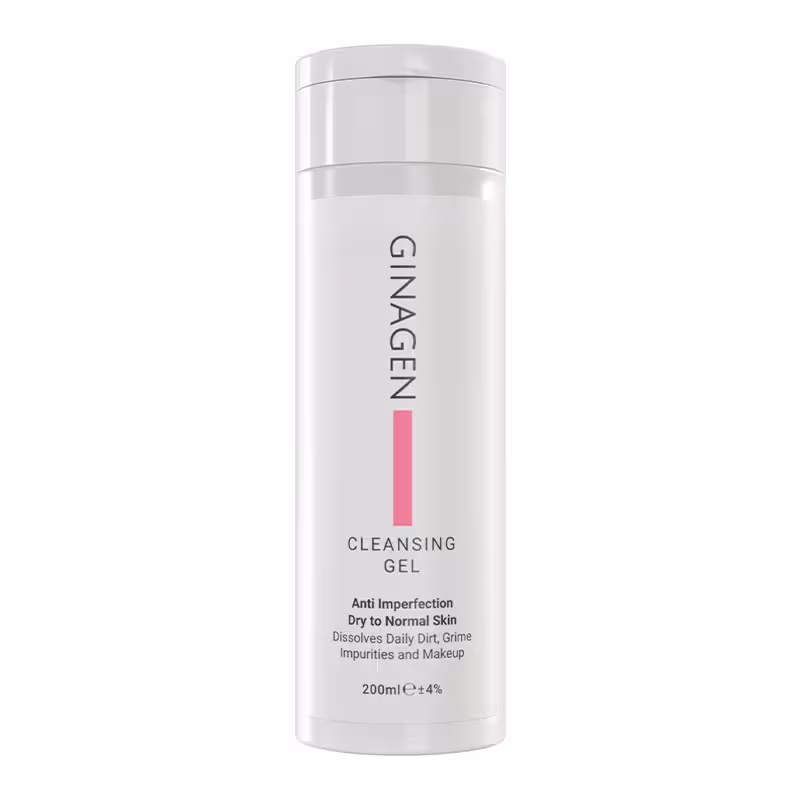ژل شستشوی صورت پوست خشک ژیناژن Cleansing Gel For Dry Skin