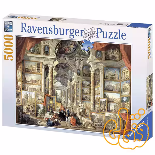 پازل 5000 قطعه رونزبرگر مناظری از رم مدرن Views of Modern Rome 17409
