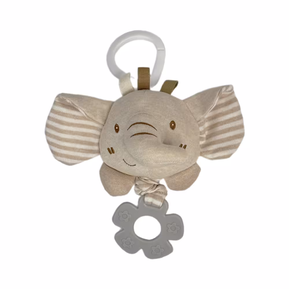 عروسک جغجغه ای حیوانات به همراه لثه گیر