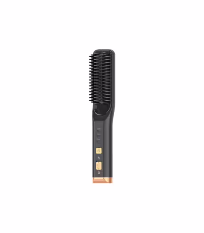 برس حرارتی صاف کننده مو و ریش گرین لاین Green Lion Cordless Beard and Hair Straightener GNOBLTRMBK