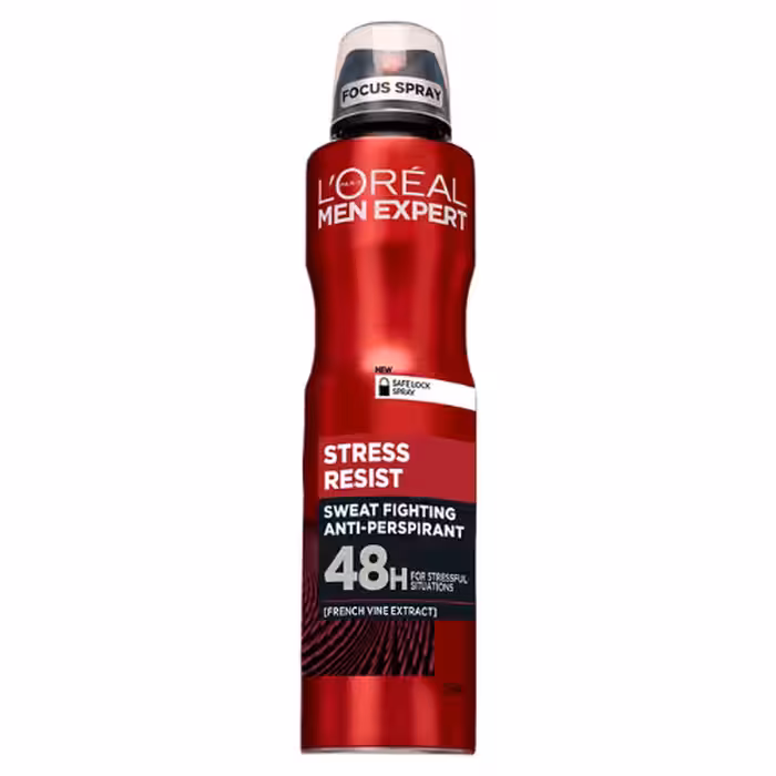 اسپری ضد تعریق مردانه Stress Resist لورال Loreal حجم 250 میلی لیتر اصل