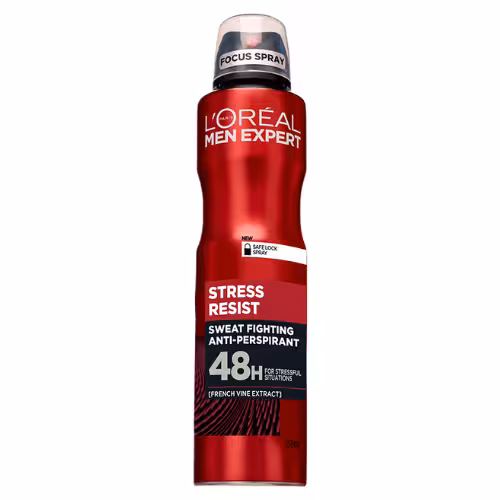 اسپری ضد تعریق مردانه Stress Resist لورال Loreal حجم 250 میلی لیتر اصل