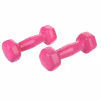 دمبل ایروبیک روکش‌ دار 1.5 کیلوگرمی بسته دو عددی | کالا مکس