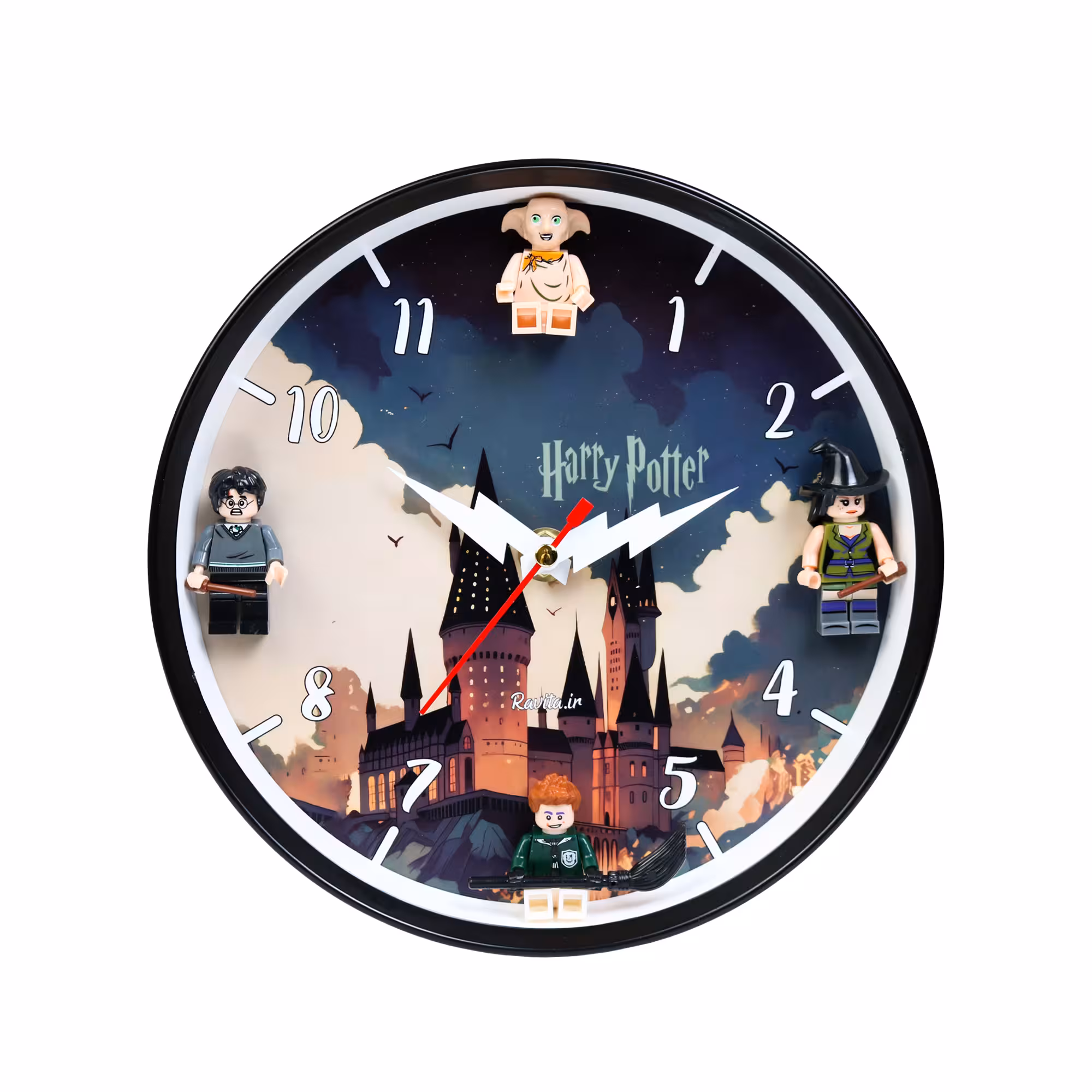 ساعت رومیزی دیواری لگودار هری پاتر راویتا Harry Potter LEGO - A