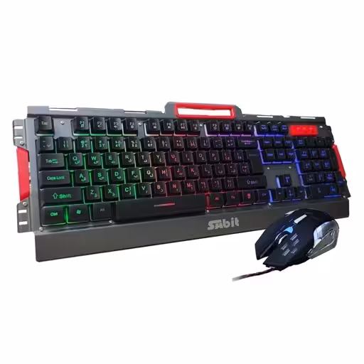 کیبورد و موس مخصوص بازی سابیت مدل SABIT GMK-5010 اورجینال