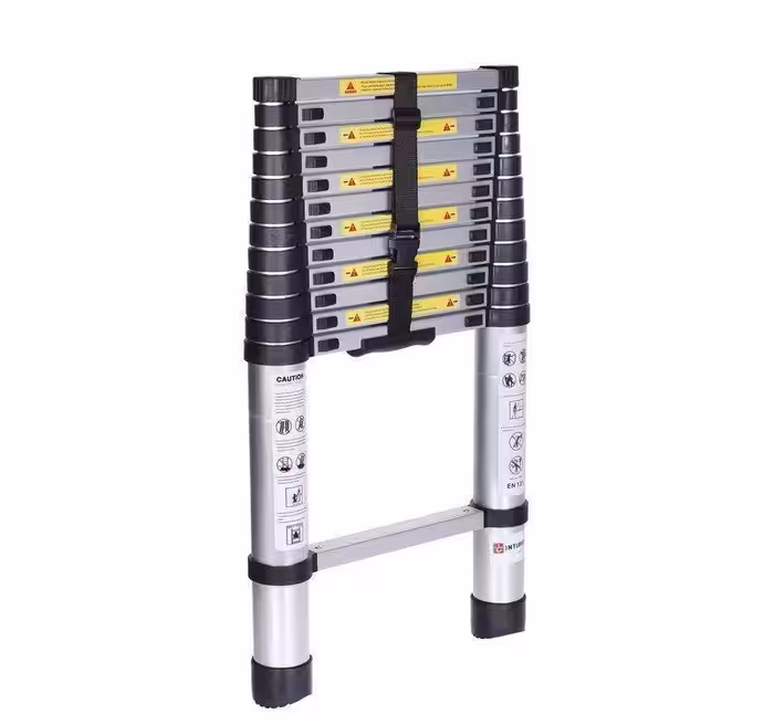 نردبان تلسکوپی 12 پله 3.8 متری صنعتی اینتیمکس INTIMAX اینتیمکث