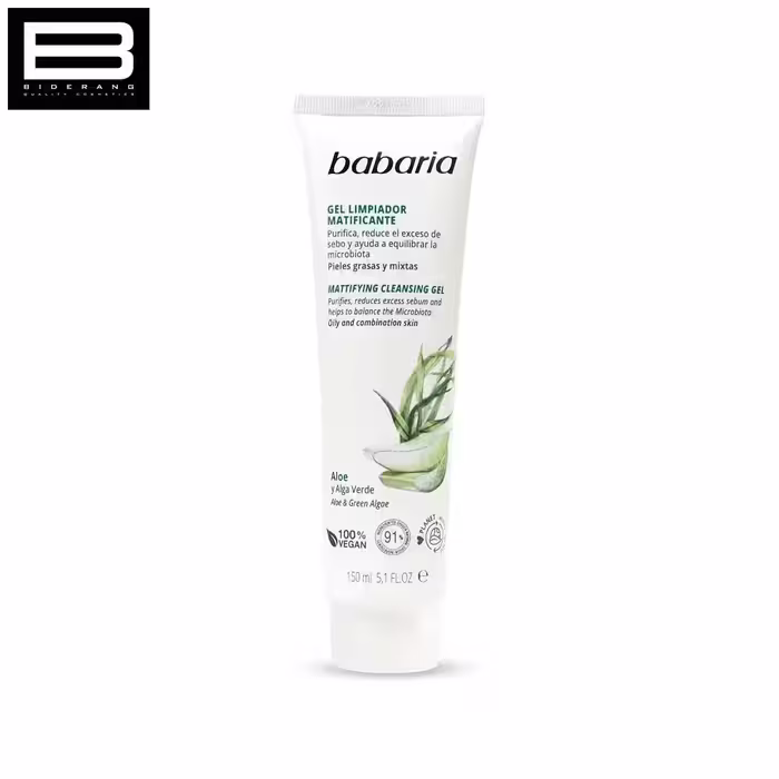 ژل شستشو باباریا مناسب پوست چرب حجم 150ml