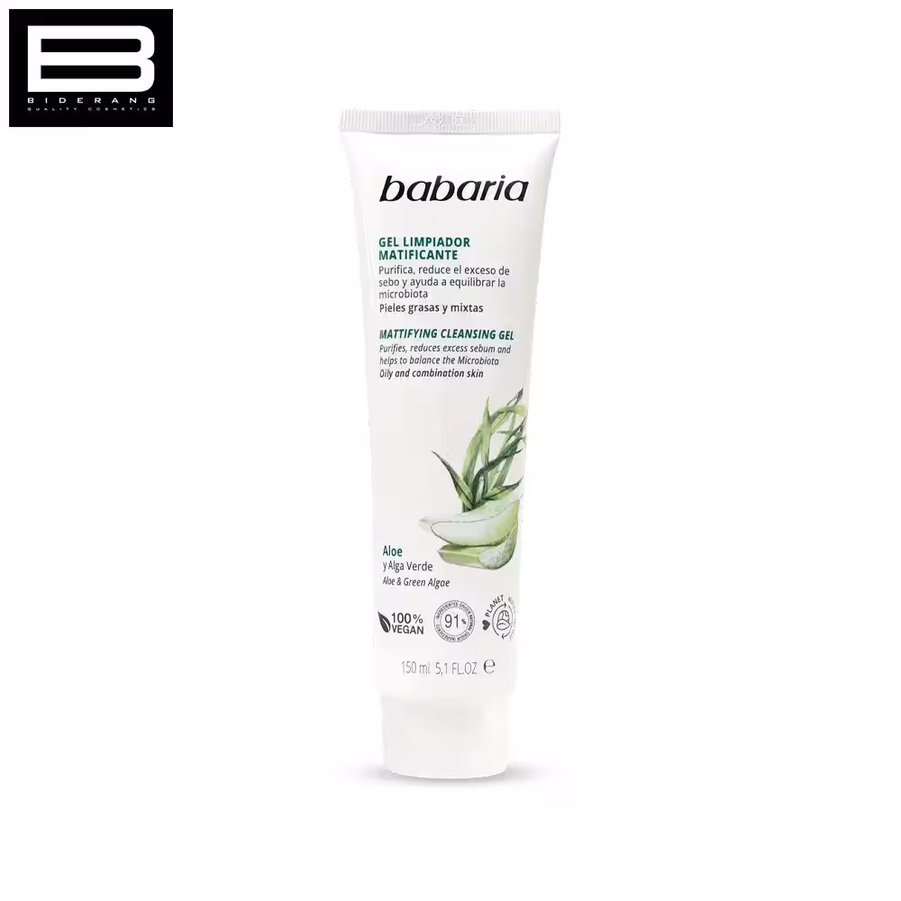 ژل شستشو باباریا مناسب پوست چرب حجم 150ml