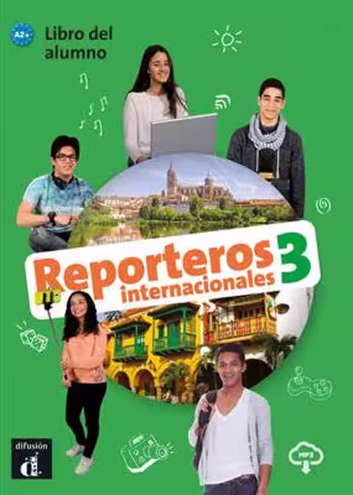 دانلود کتاب Reporteros internacionales 3 Libro del alumno   Cuaderno de ejercicios