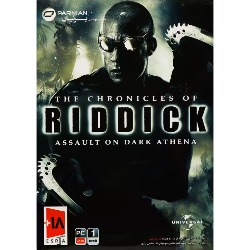 بازی The Chronicles of Riddick Assault on Dark Athena 1DVD9 پرنیان مناسب برای PC