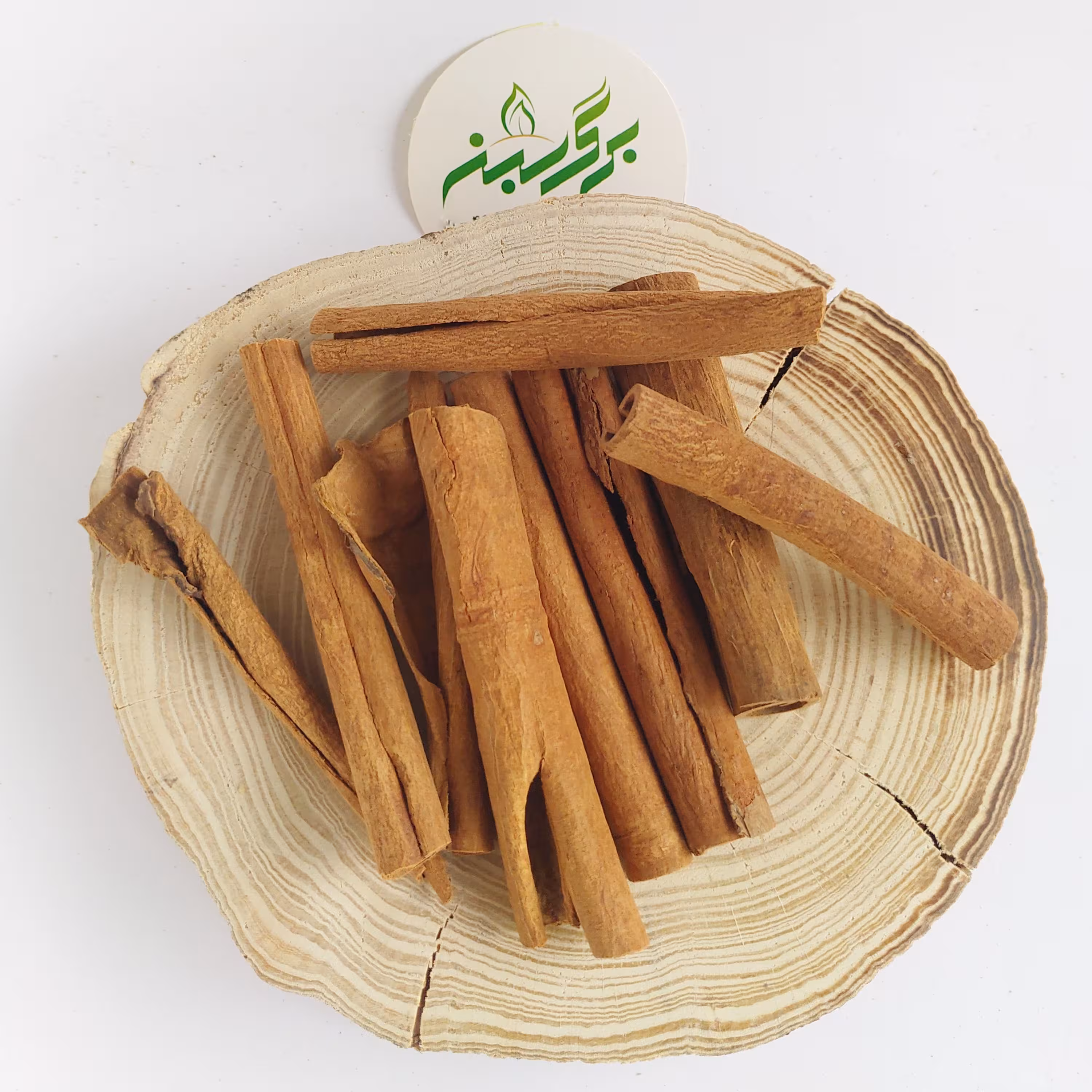 دارچین کاسیا اندونزی (سیگاری) در بسته بندی 150 گرمی غرفه ادویه و چاشنی برگ سبز