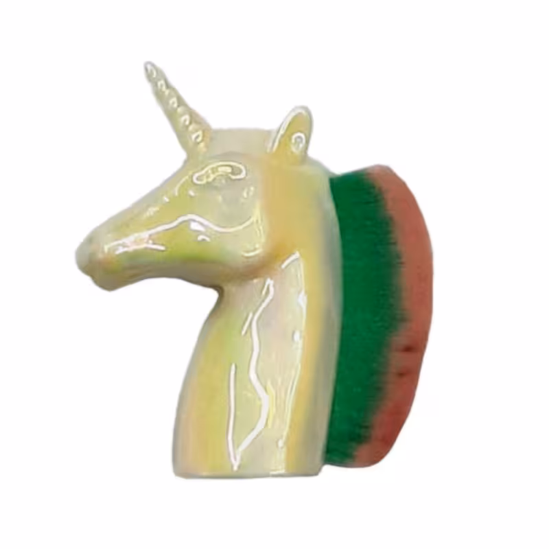 برس ناخن مدل یونیکورن کد Green01