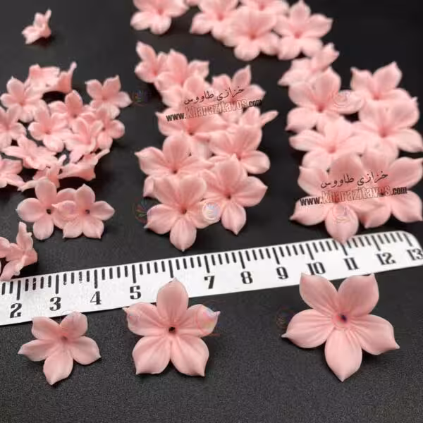 گل خمیری 5 پر صورتی