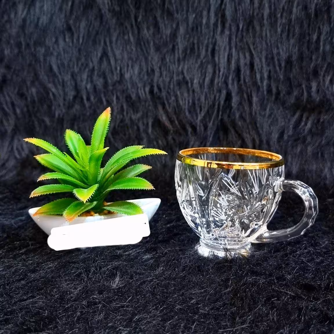 فنجان پریما خورشیدی لب طلا ساخت چین