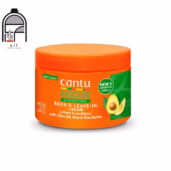 کرم آبرسان و ترمیمکننده آووکادو کنتو | Cantu Avocado Hydrating Leave-In Repair Cream 340g