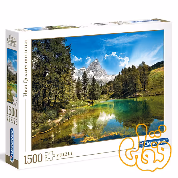 پازل کلمنتونی 1500 قطعه دریاچه آبی Blue lake 31680