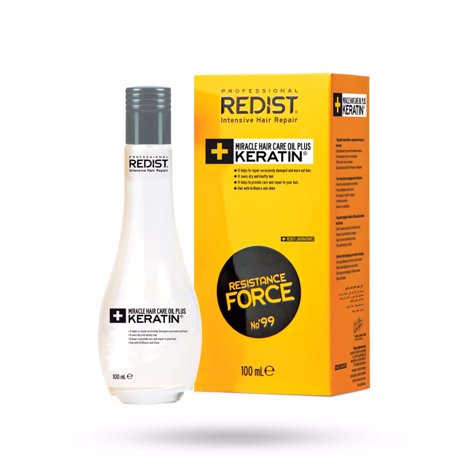 روغن مو کراتین ردیست مدل redist keratin miracle oil