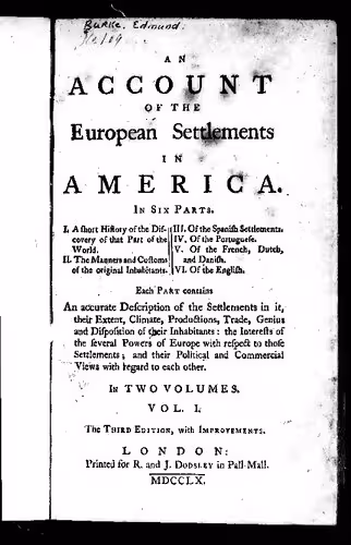 خرید و دانلود نسخه کامل کتاب An Account of the European Settlements in America in six parts