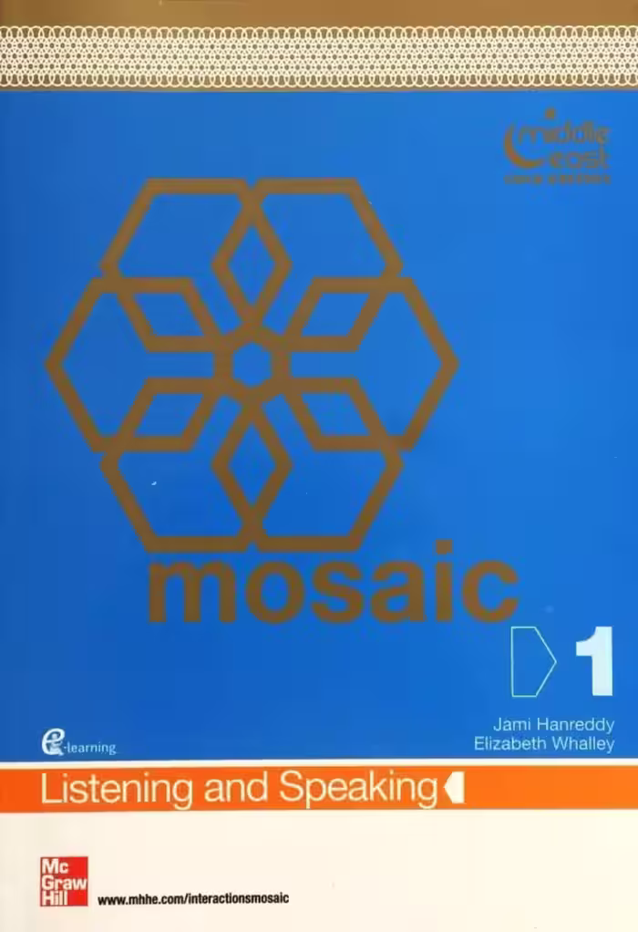 موزاییک | کتاب انگلیسی Mosaic 1 Listening and Speaking gold edition