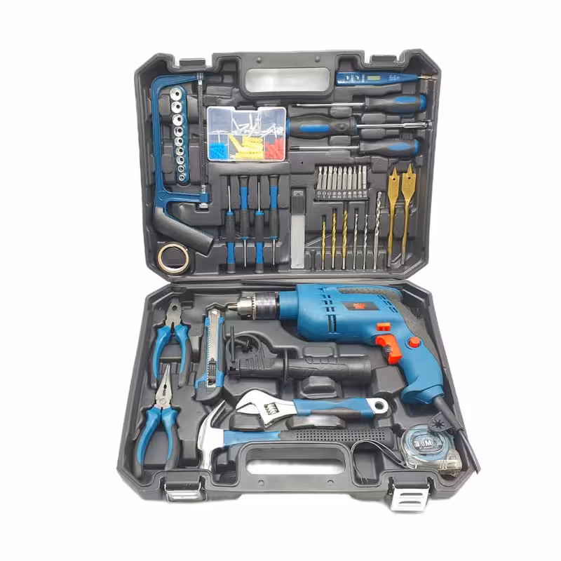 مجموعه 100 عددی دریل چکشی باس مدل BS-1308 | کالا مکس