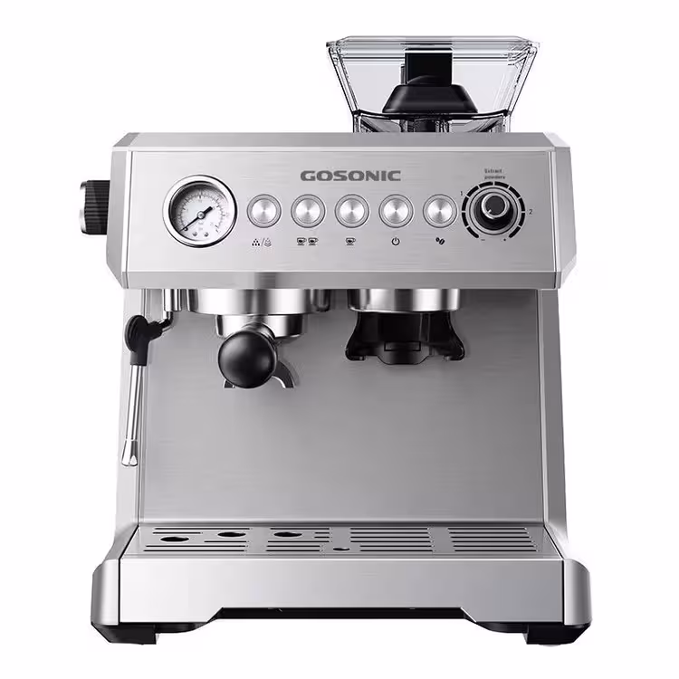 اسپرسو ساز نیمه اتوماتیک برند گوسونیک مدل Gosonic Gem-880(ارسال تهران پیک)