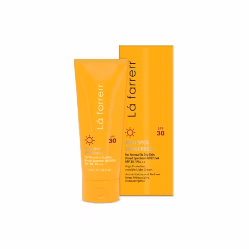 لافارر-ضدافتاب SPF30 بیرنگ پوست خشک