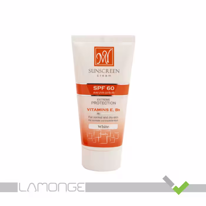 کرم ضد آفتاب SPF60 بی رنگ مای مناسب پوست نرمال و خشک حجم 50 میلی لیتر