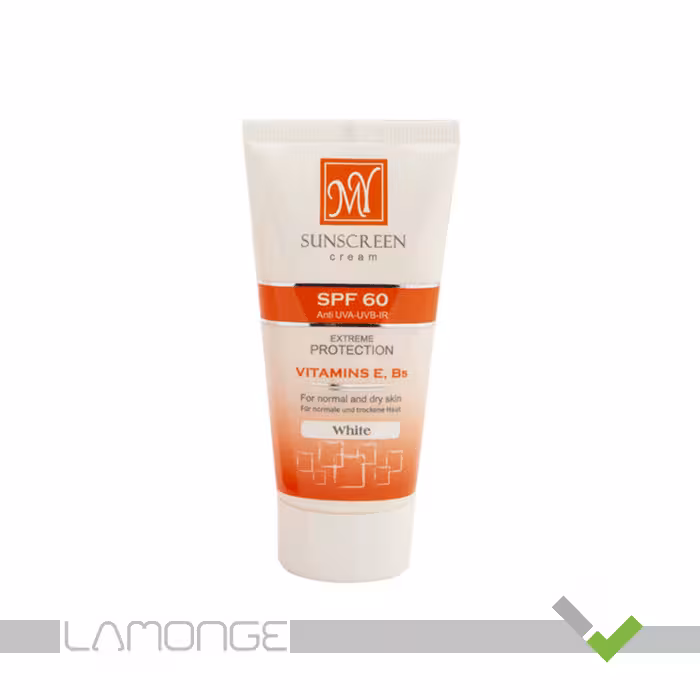 کرم ضد آفتاب SPF60 بی رنگ مای مناسب پوست نرمال و خشک حجم 50 میلی لیتر
