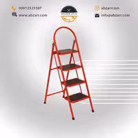 نردبان چهار پله متوسط (40cm) کاروژ (( اقساط یک ساله ))