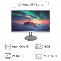 آل این وان استوک baiwoa پردازنده i5 نسل 7 (سفید)