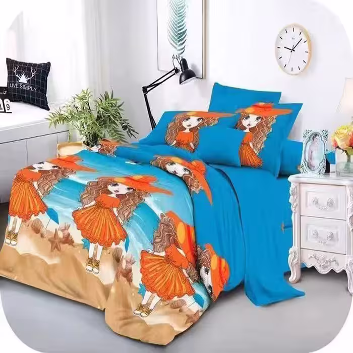 روتختی سه بعدی طرح دختر با کلاه قرمز کد 80