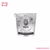 پودر دکلره سفید بس 500 گرمی بدون گرد و غبار  | BES Deco White Powder Lightener 500g | کد 3034