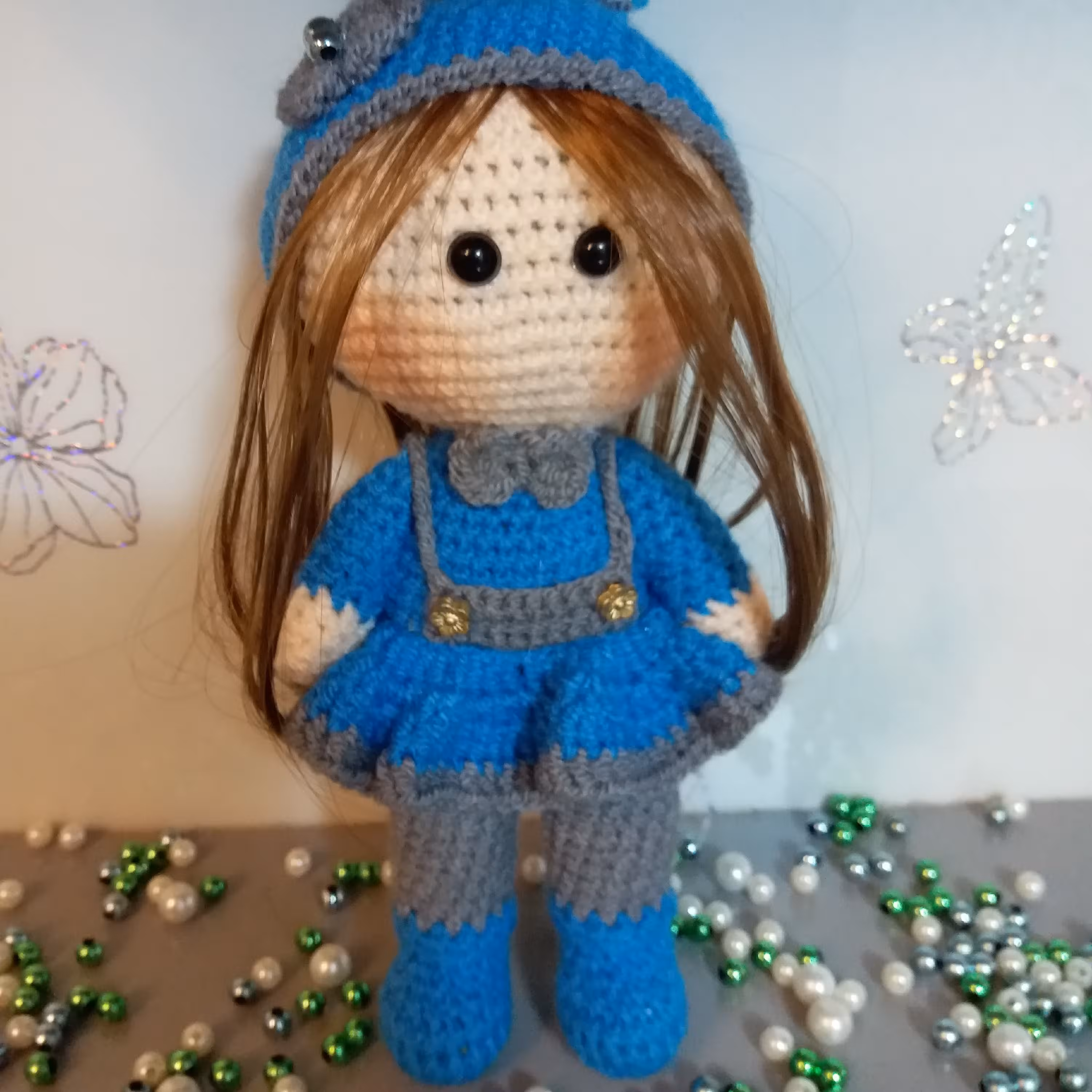 عروسک بافتنی روسی