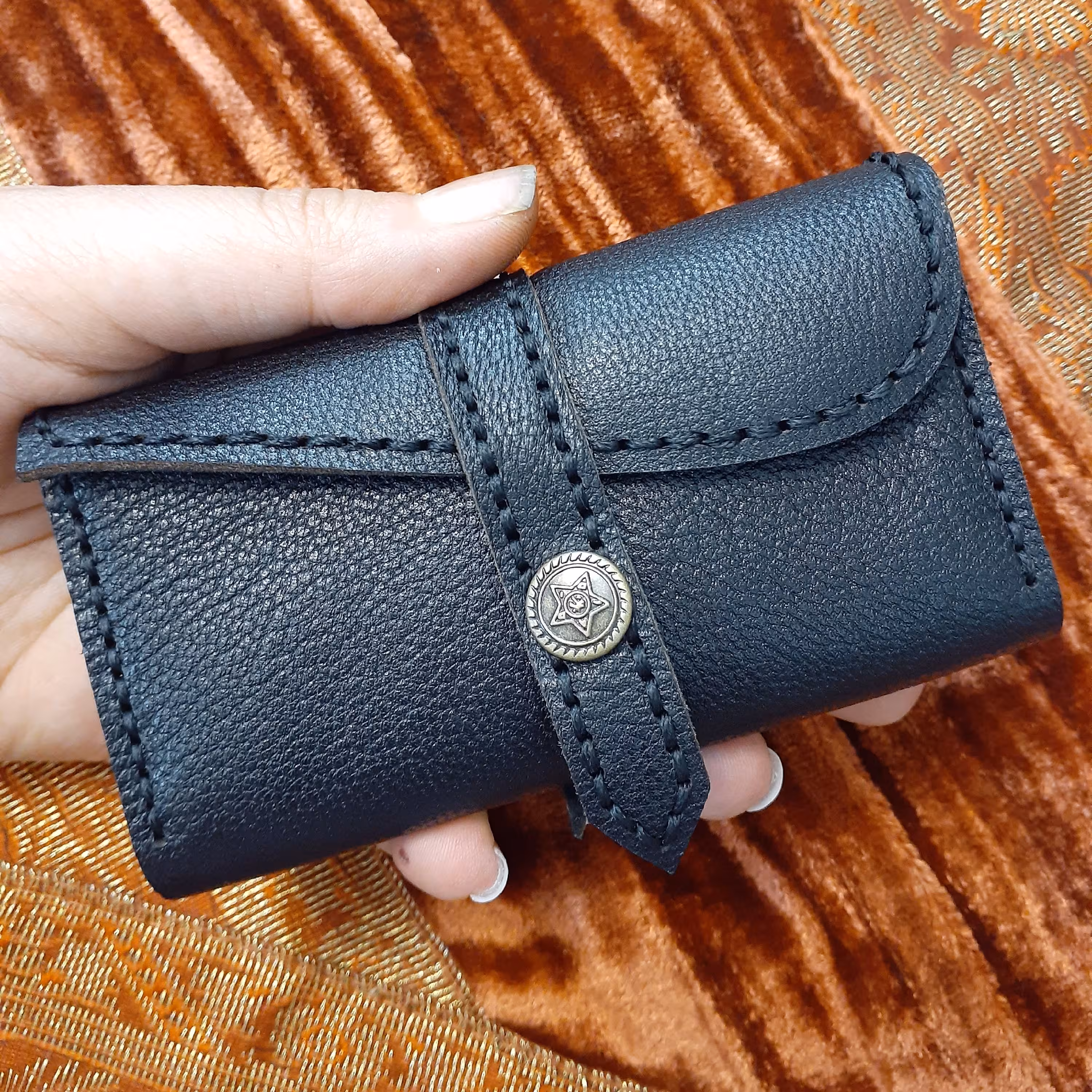 جاکارتی کیفی چرم طبیعی دستدوز