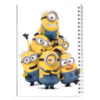 دفتر مشق کارتون مینیون ها