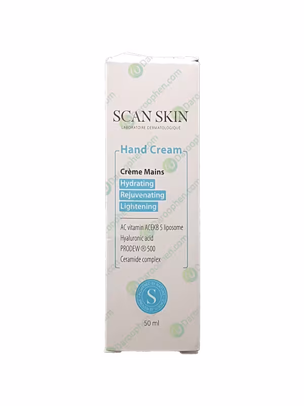 کرم دست روشن کننده و ضد چروک اسکن اسکین 50 میلی لیتر – Scan Skin Hand Cream 50 ml