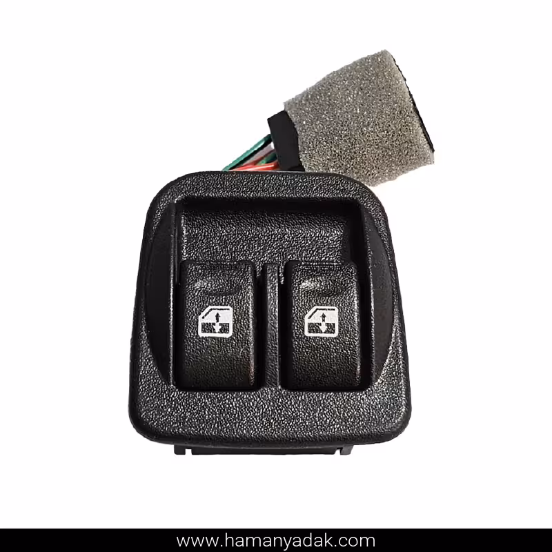 کلید شیشه بالابر پراید 131 و 132 دو پل برند فراسلی (کد FR 1950)