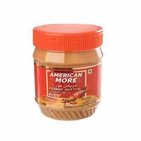 کره بادام زمینی کرمی امریکن مور وزن 340 گرم