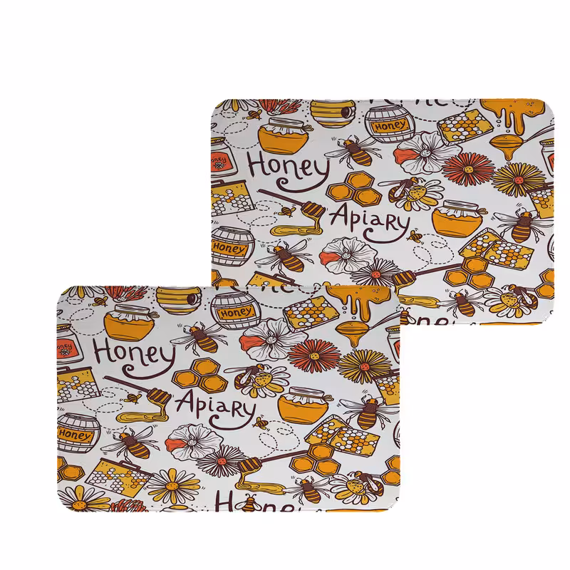 زیربشقابی طرح عسل کد 8531 مجموعه 2عددی | کالا مکس