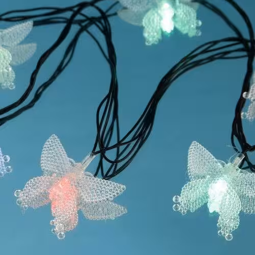 ریسه فانتزی طرح پروانه رنگی طول 4٫5 متر