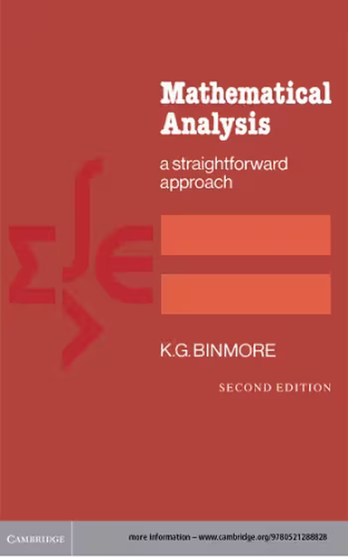 خرید و دانلود نسخه کامل کتاب Mathematical Analysis: A Straightforward Approach