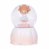 گوی برفی چراغدار کوچک طرح دختر