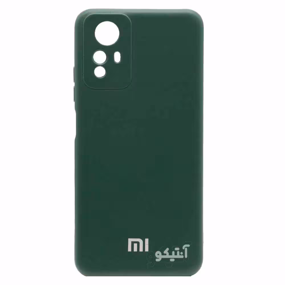 قاب سیلیکونی محافظ لنزدار High copy مناسب برای Xiaomi Note12s-سبز تیره