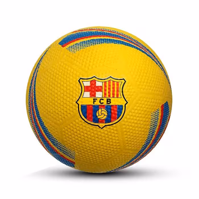 توپ فوتبال لاستیکی باشگاهی بارسا نمره 4