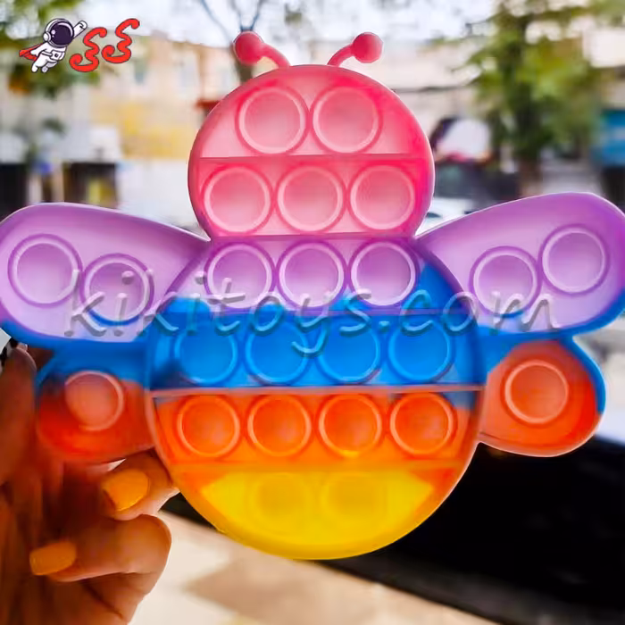 پاپت طرح زنبور اسباب بازی رنگین کمانی MSQ4