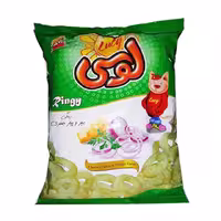 اسنک رینگی پیاز و جعفری لوسی 82 گرمی