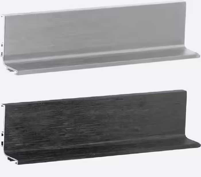 دستگیره پروفیلی مخفی L فرم زمینی 4.8 متری آنترازیت براش فانتونی کد L402