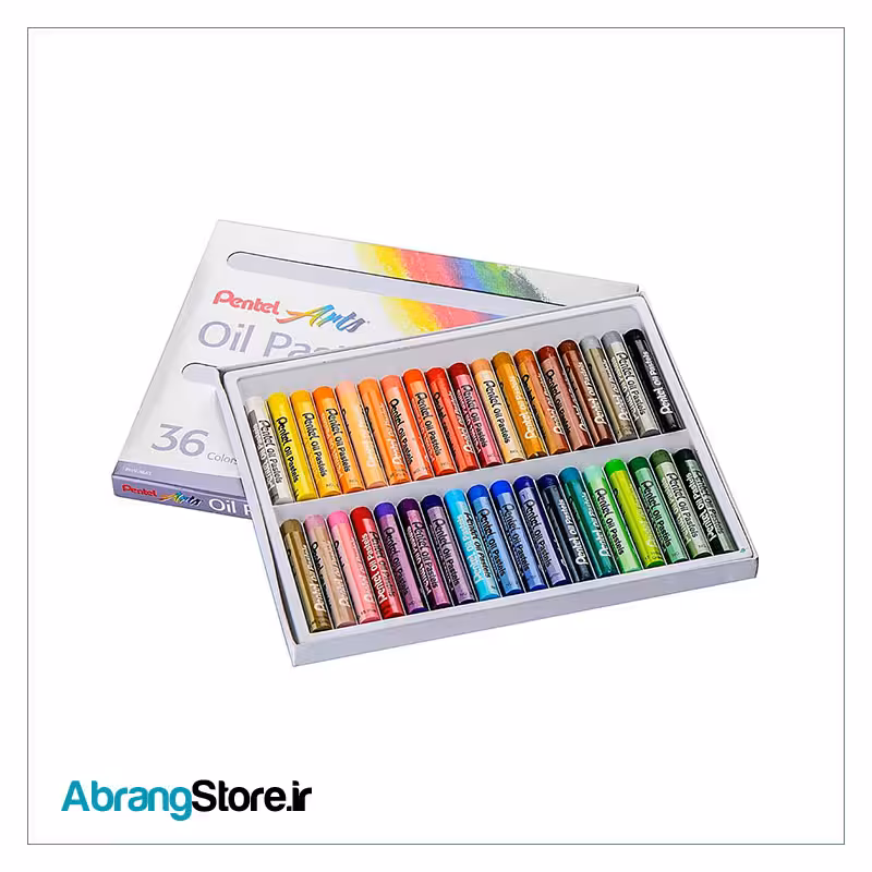 پاستل روغنی پنتل 36 رنگ | Pentel Oil Pastels