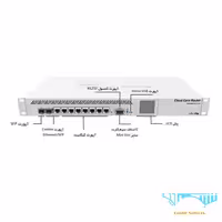 روتر میکروتیک CCR1009-7G-1C-1S Mikrotik CCR1009-7G-1C-1S  Cloud Core Router